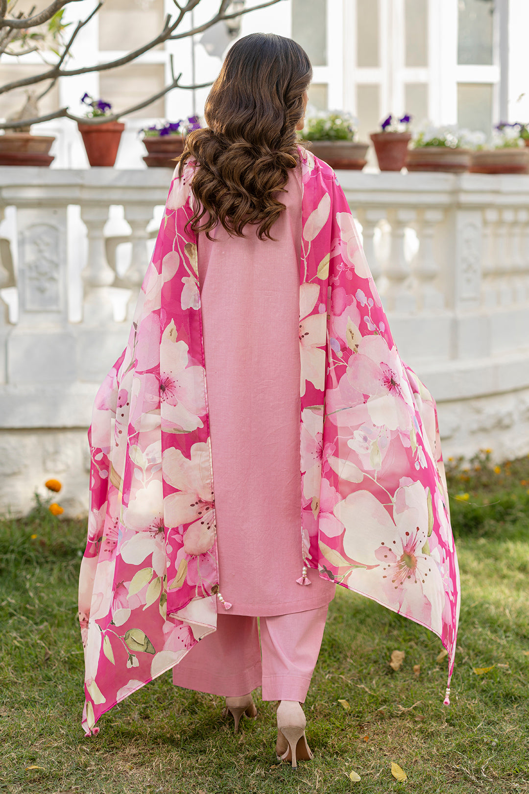 Embroidered Shirt Shalwar Dupatta - 0724