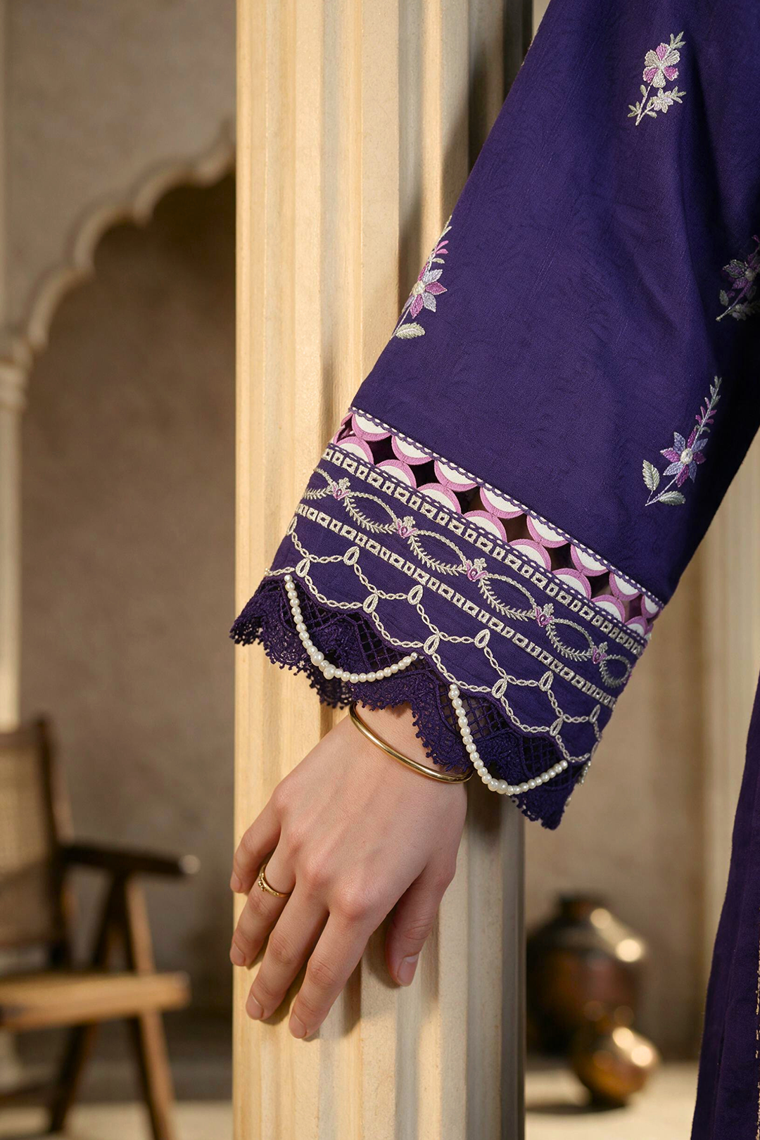 Embroidered Shirt Shalwar Dupatta - 0725