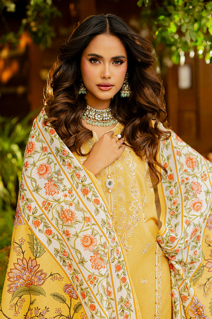 Embroidered Shirt Shalwar Dupatta - 0726