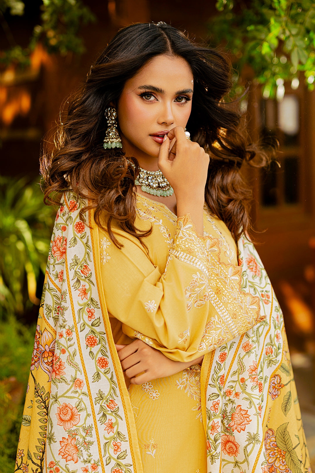 Embroidered Shirt Shalwar Dupatta - 0726