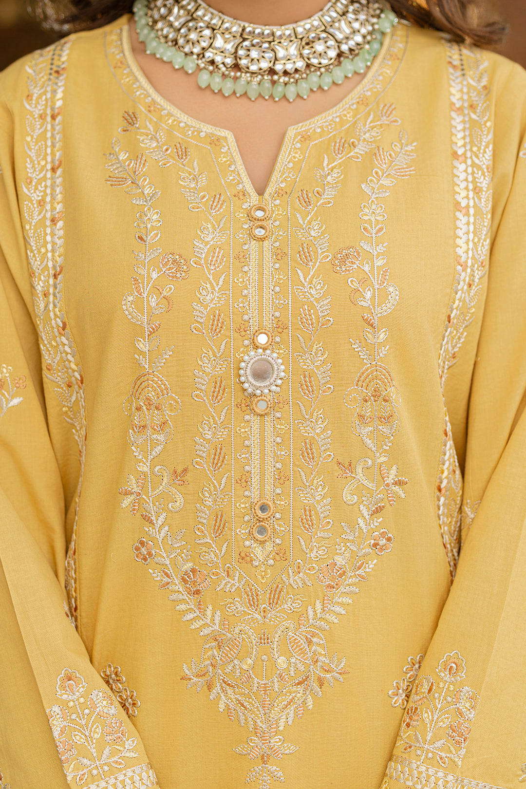 Embroidered Shirt Shalwar Dupatta - 0726