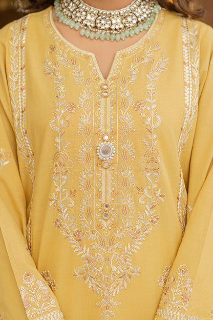 Embroidered Shirt Shalwar Dupatta - 0726