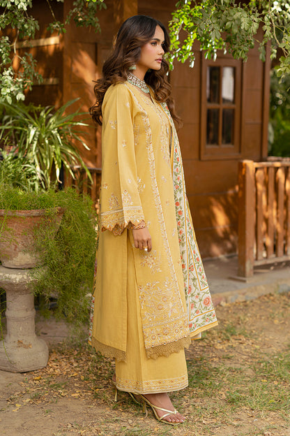 Embroidered Shirt Shalwar Dupatta - 0726