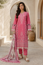 Embroidered Shirt Shalwar Dupatta - 0729