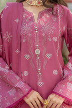 Embroidered Shirt Shalwar Dupatta - 0730