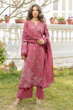 Embroidered Shirt Shalwar Dupatta - 0730