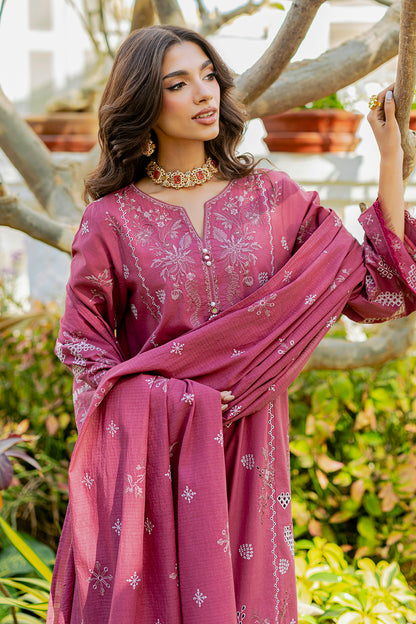 Embroidered Shirt Shalwar Dupatta - 0730