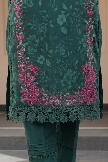 Embroidered Shirt Shalwar Dupatta - 0773