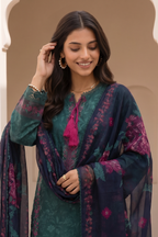 Embroidered Shirt Shalwar Dupatta - 0773