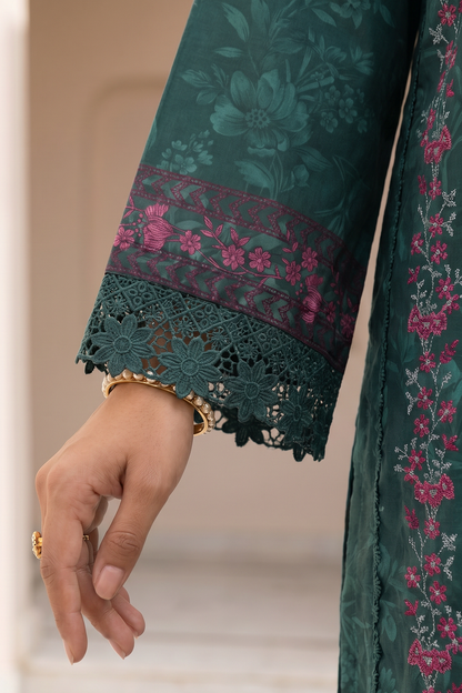 Embroidered Shirt Shalwar Dupatta - 0773