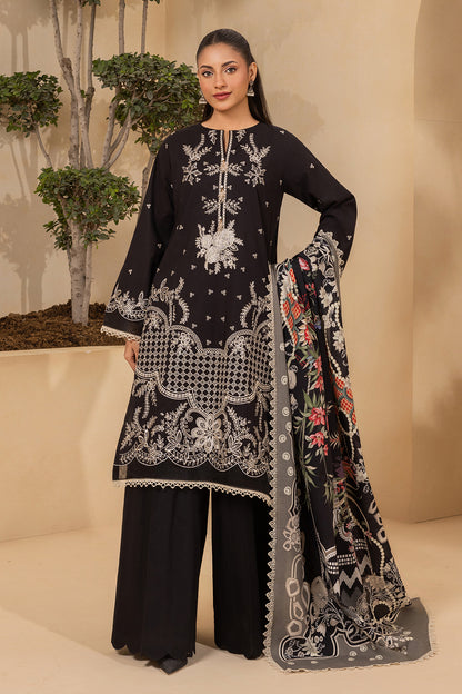Embroidered Shirt Shalwar Dupatta - 0778