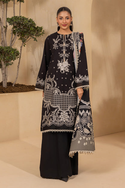 Embroidered Shirt Shalwar Dupatta - 0778