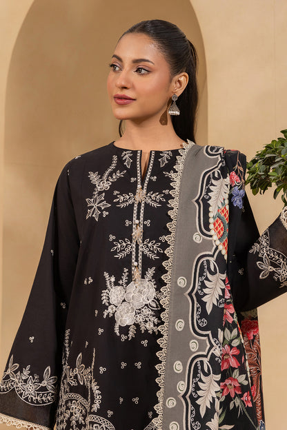 Embroidered Shirt Shalwar Dupatta - 0778