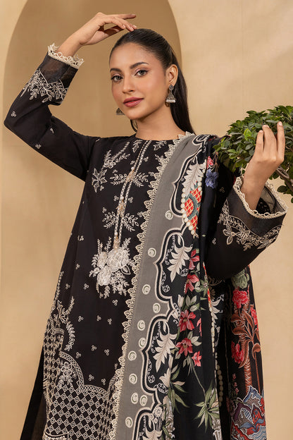 Embroidered Shirt Shalwar Dupatta - 0778