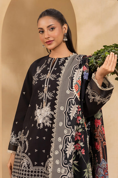 Embroidered Shirt Shalwar Dupatta - 0778