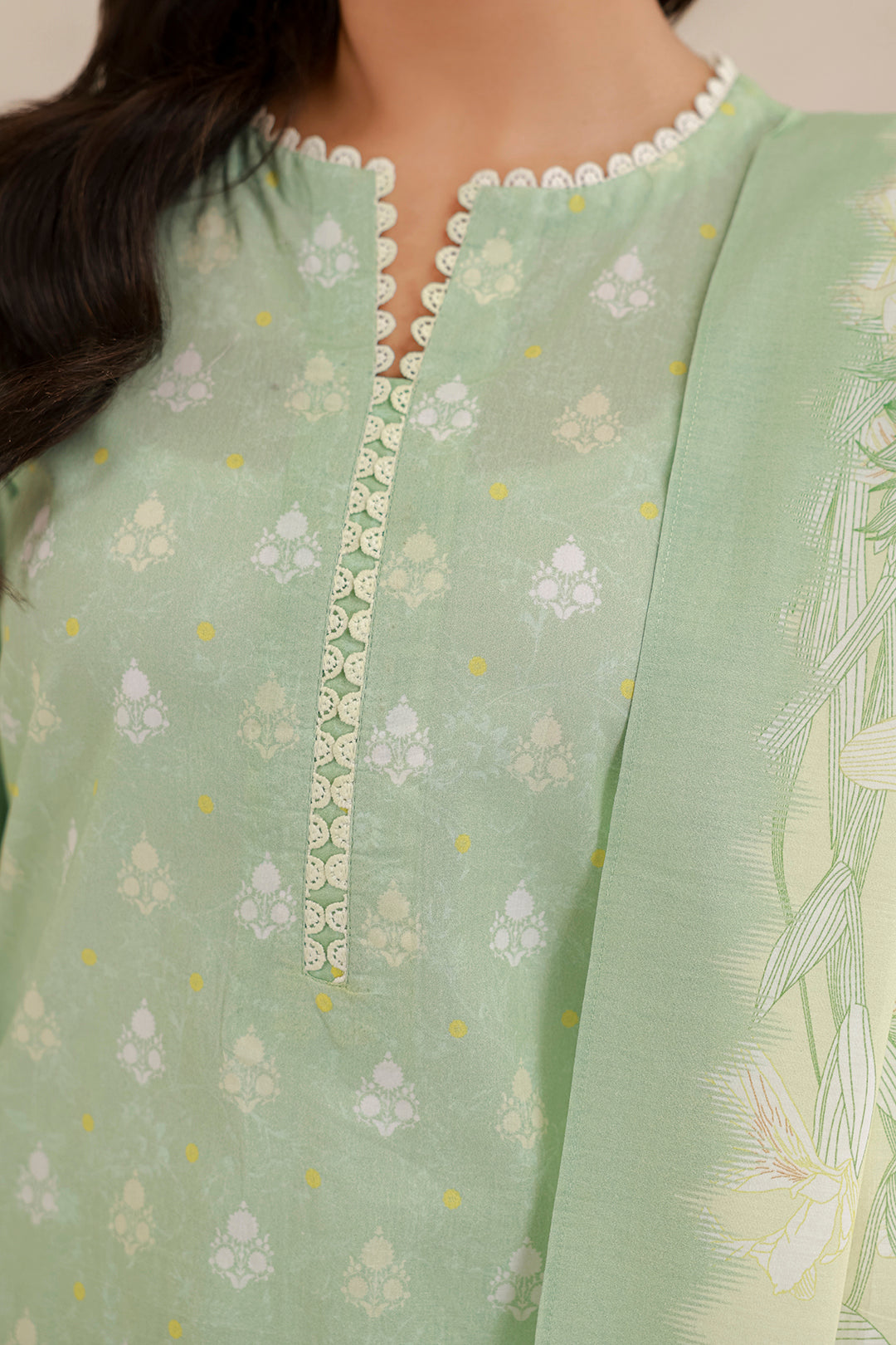 Embroidered Shirt Shalwar Dupatta - 0780