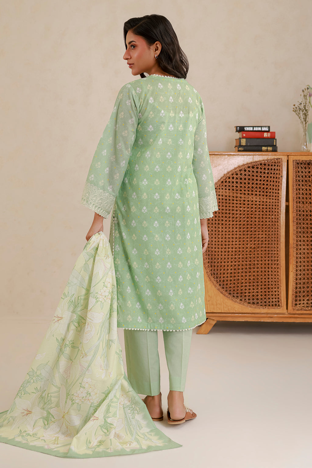 Embroidered Shirt Shalwar Dupatta - 0780
