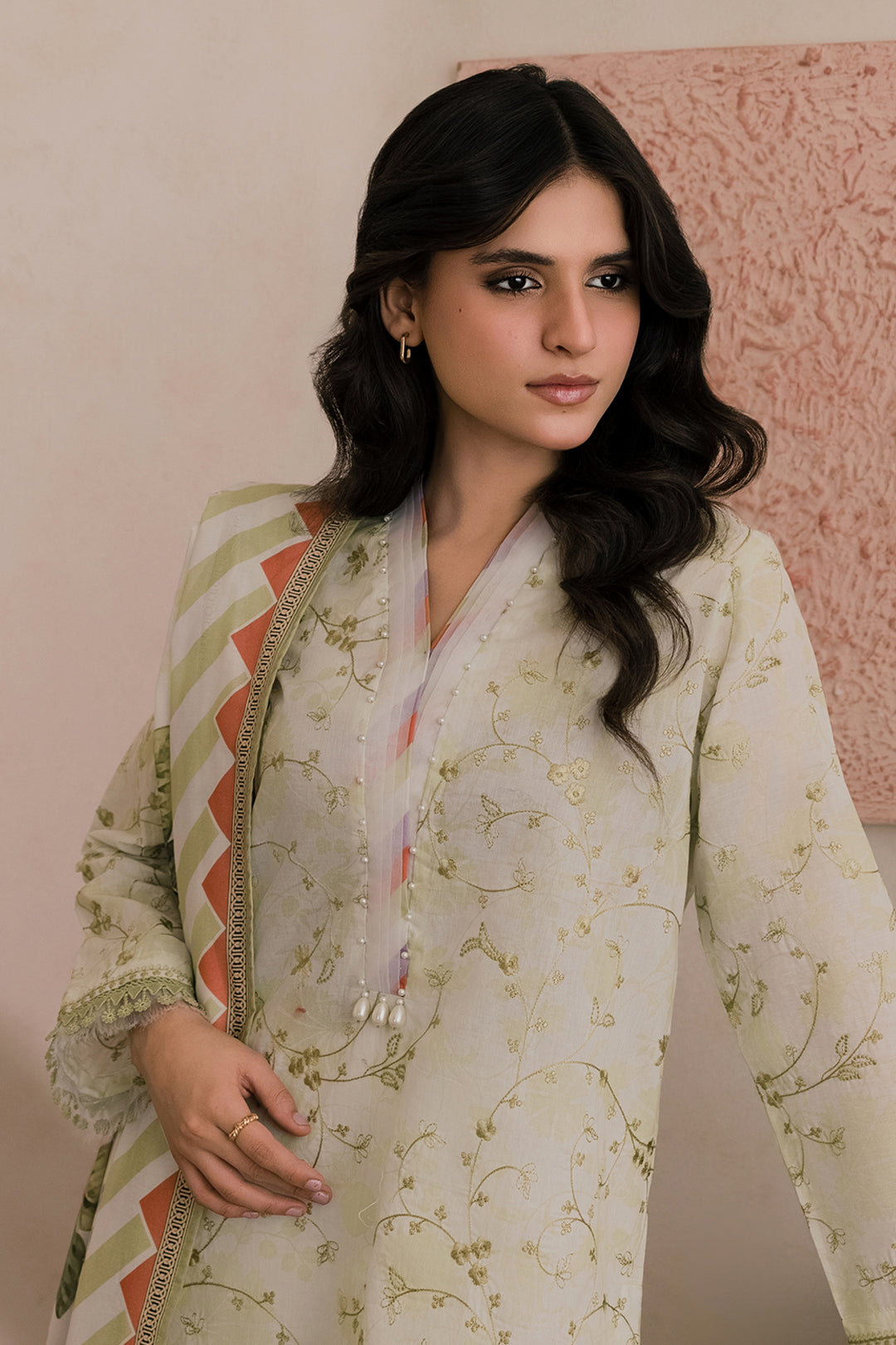 Embroidered Shirt Shalwar Dupatta - 0781