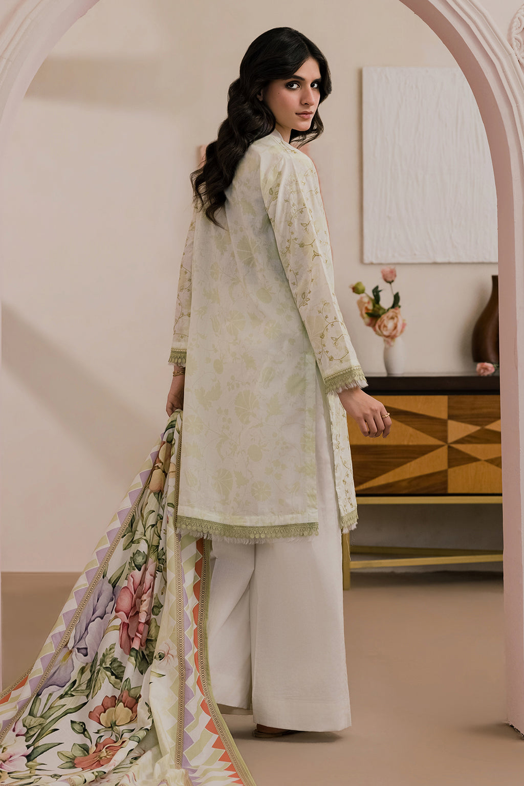 Embroidered Shirt Shalwar Dupatta - 0781