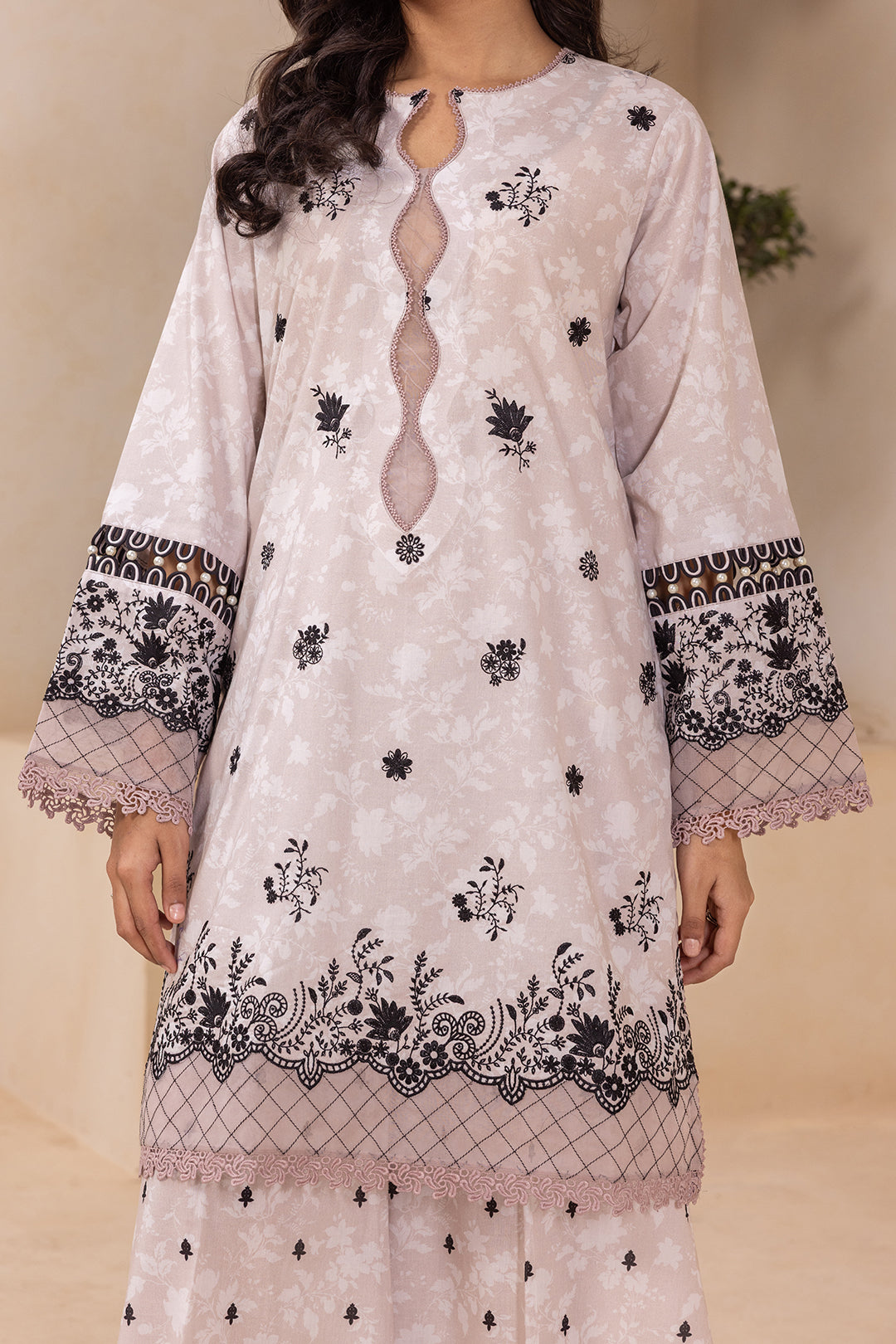 Embroidered Shirt Shalwar Dupatta - 0782