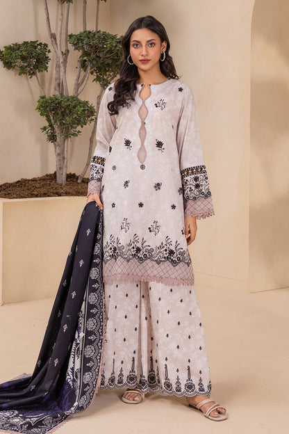 Embroidered Shirt Shalwar Dupatta - 0782