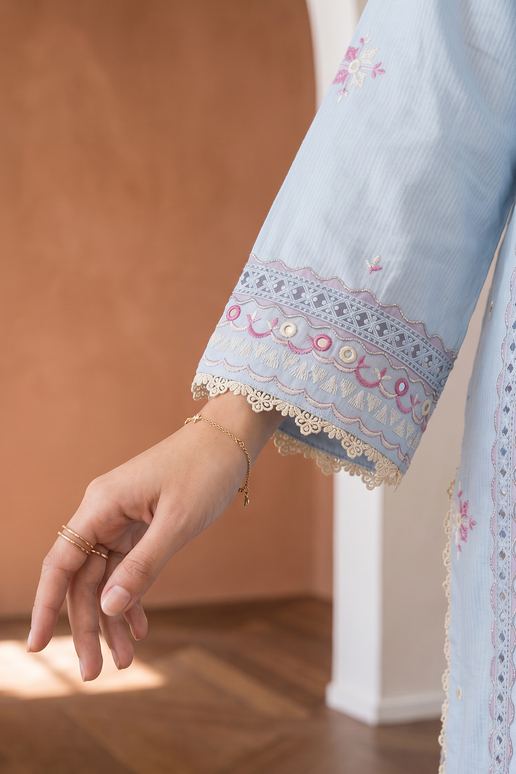 Embroidered Shirt Shalwar Dupatta - 0783