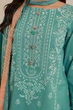 Embroidered Shirt Shalwar Dupatta - 0784