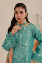 Embroidered Shirt Shalwar Dupatta - 0784