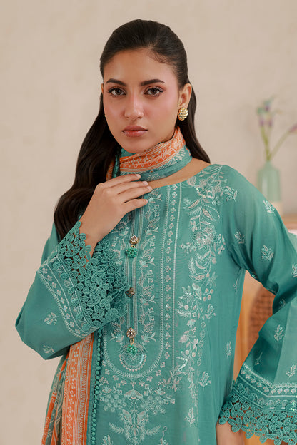 Embroidered Shirt Shalwar Dupatta - 0784