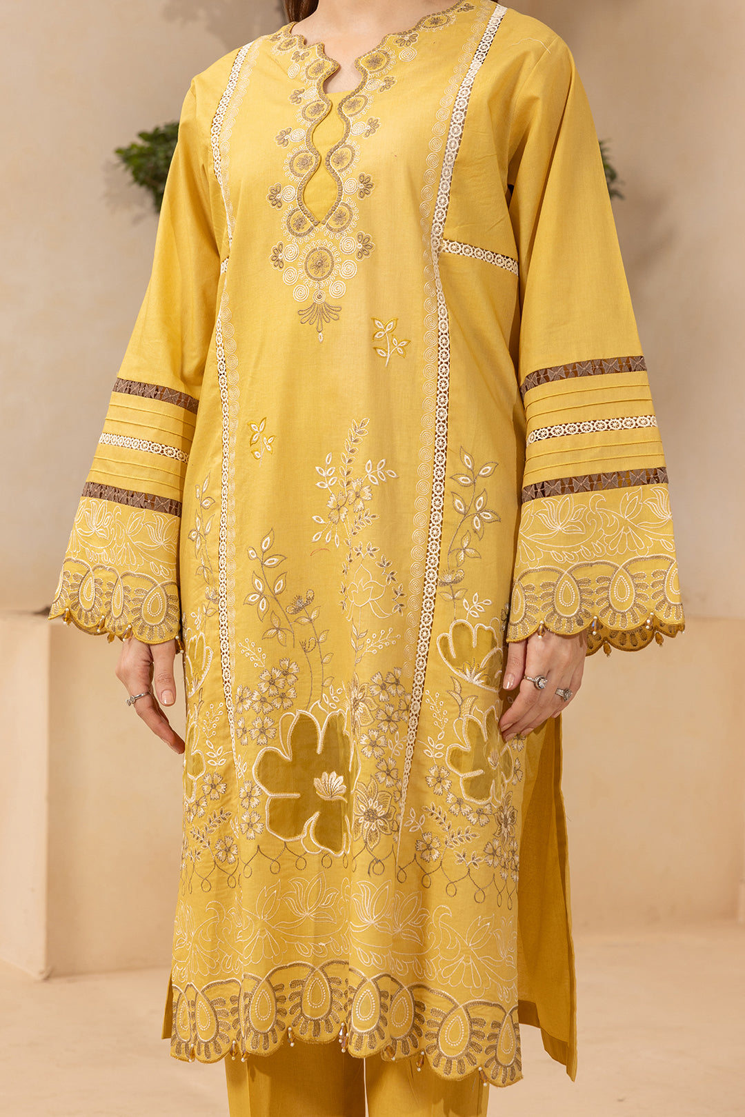 Embroidered Shirt Shalwar Dupatta - 0785
