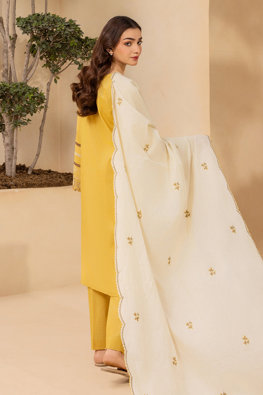 Embroidered Shirt Shalwar Dupatta - 0785
