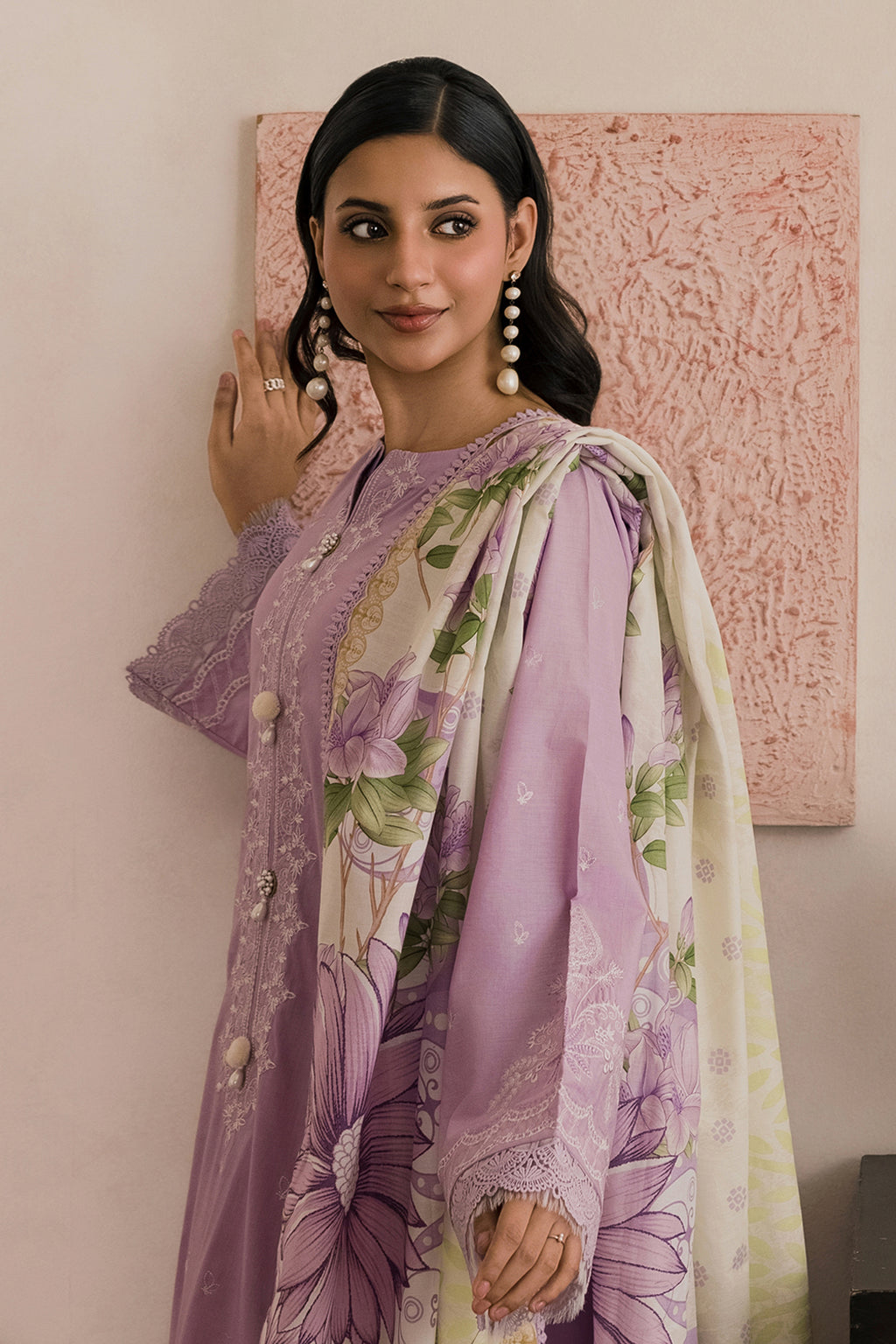 Embroidered Shirt Shalwar Dupatta - 0786
