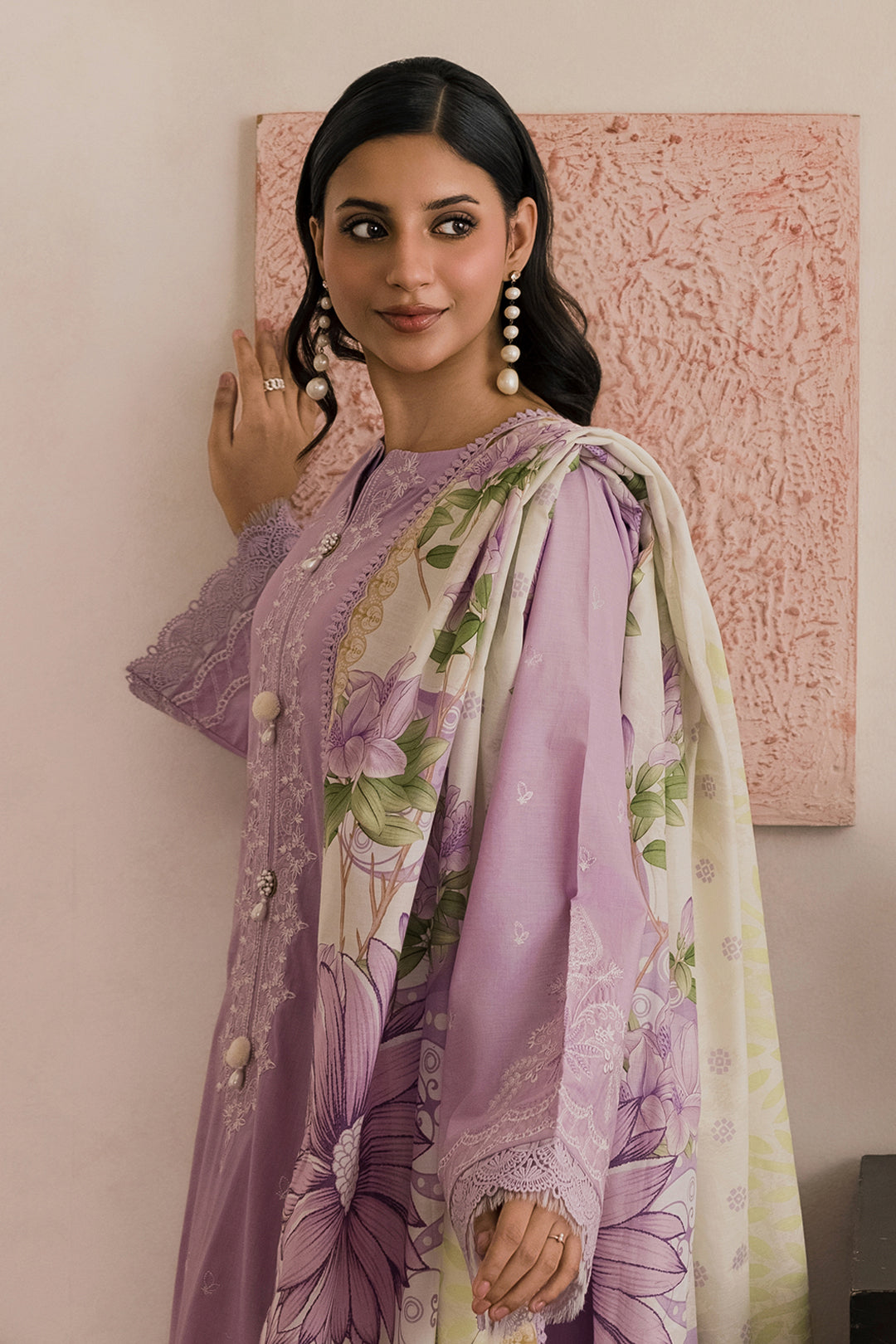 Embroidered Shirt Shalwar Dupatta - 0786