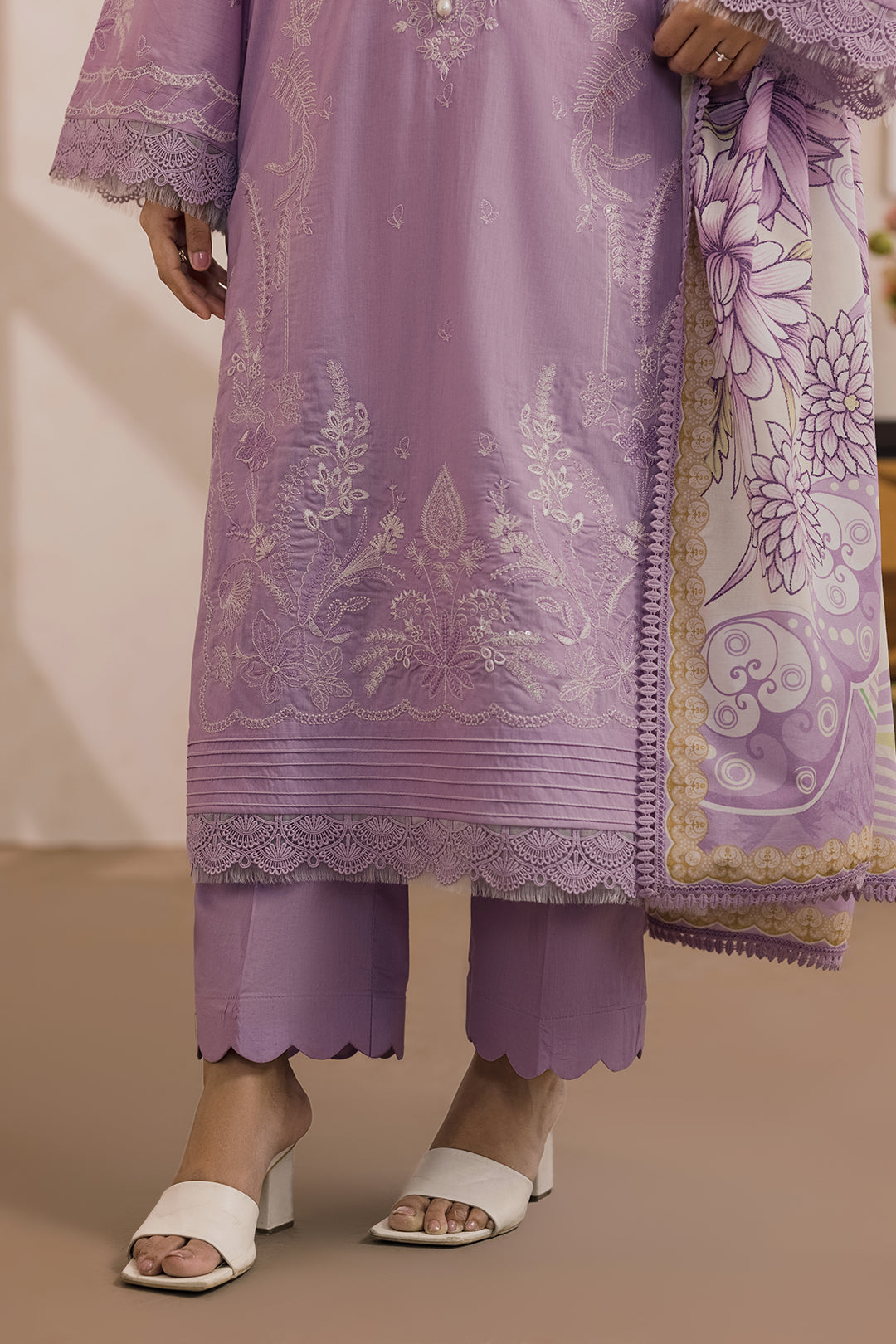 Embroidered Shirt Shalwar Dupatta - 0786