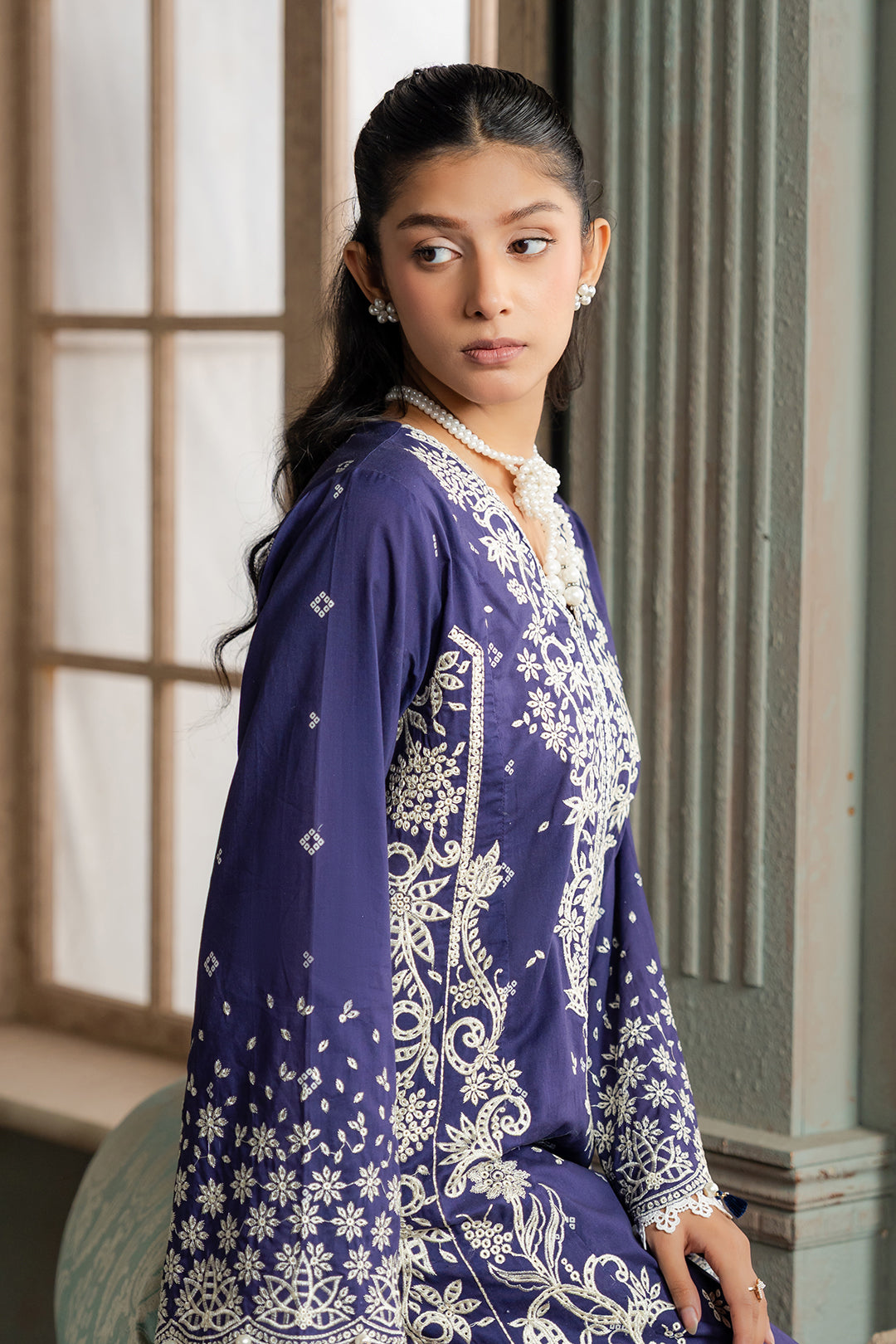 Embroidered Shirt Shalwar Dupatta - 0788