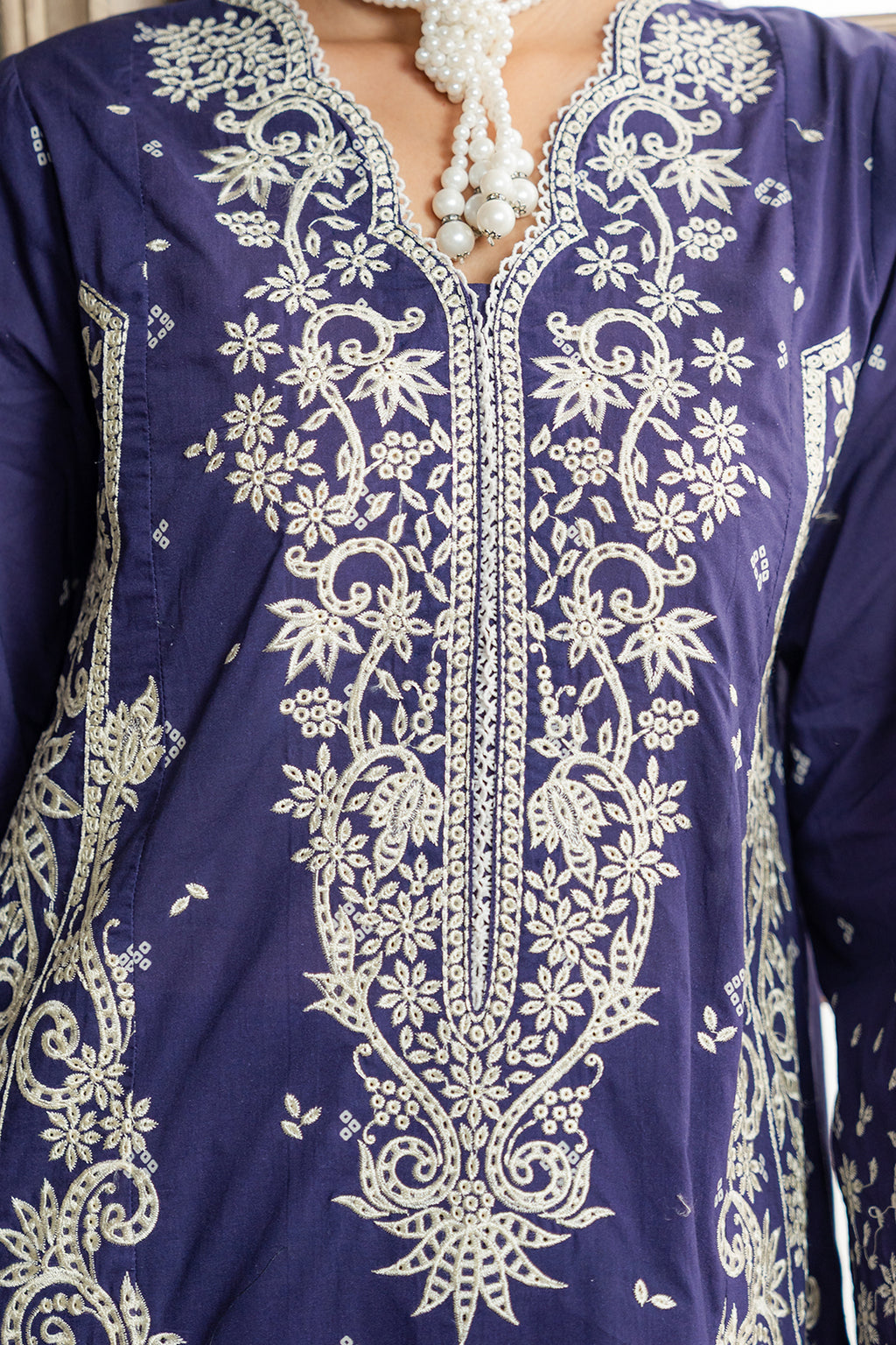 Embroidered Shirt Shalwar Dupatta - 0788