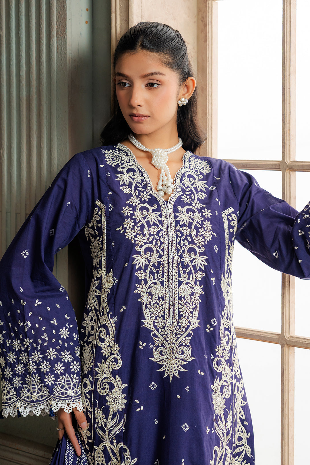 Embroidered Shirt Shalwar Dupatta - 0788