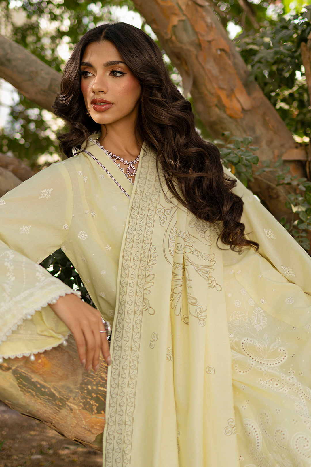Embroidered Shirt Shalwar Dupatta - 0790