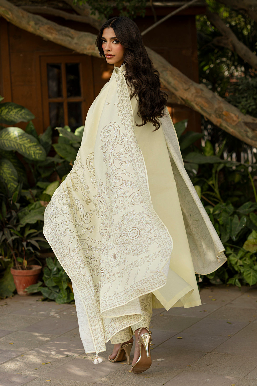Embroidered Shirt Shalwar Dupatta - 0790