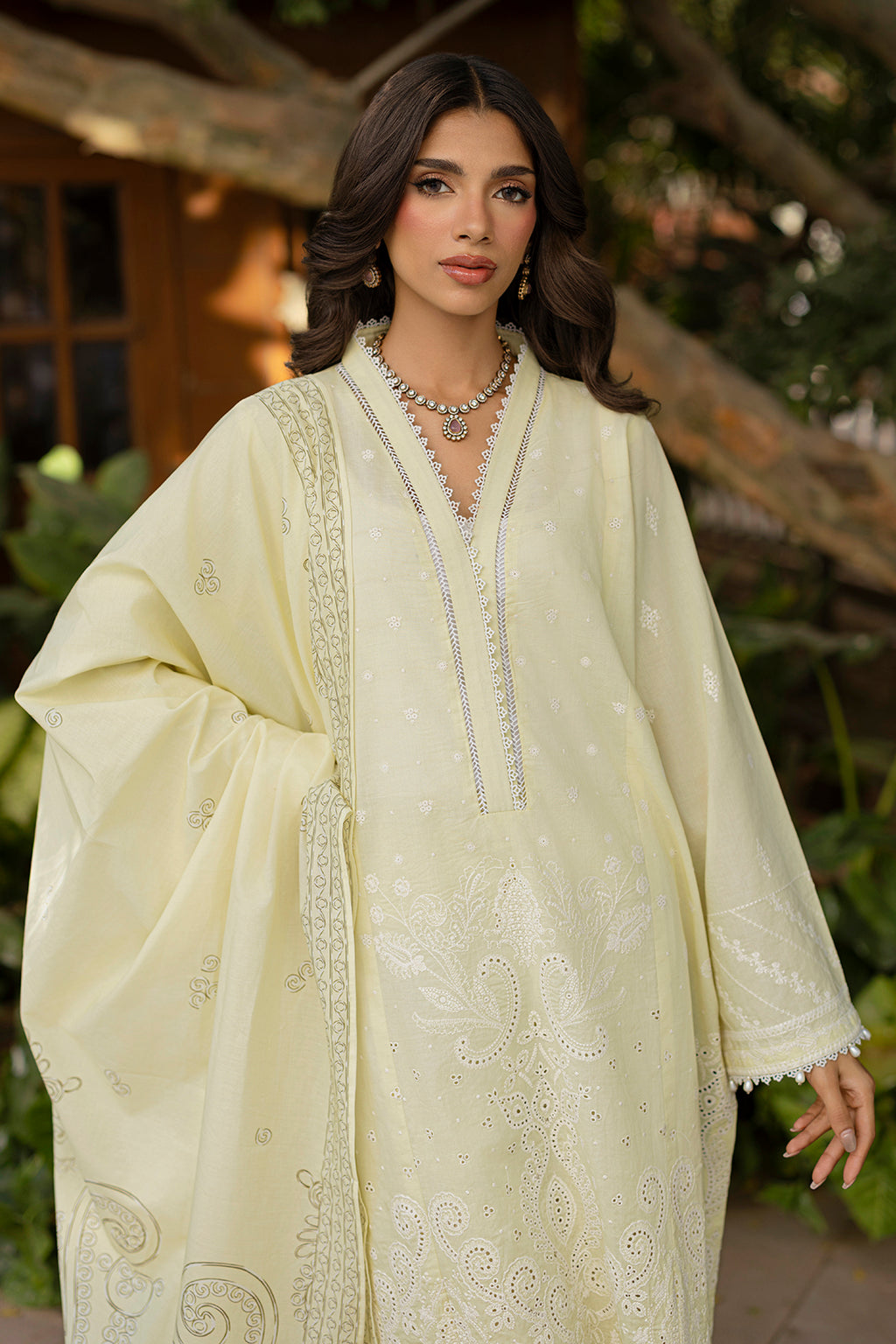 Embroidered Shirt Shalwar Dupatta - 0790