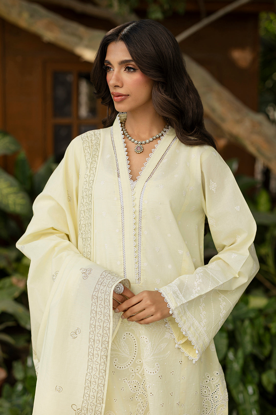 Embroidered Shirt Shalwar Dupatta - 0790