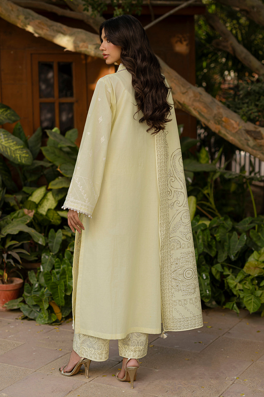 Embroidered Shirt Shalwar Dupatta - 0790