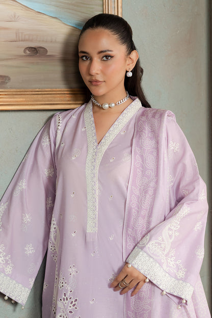 Embroidered Shirt Shalwar Dupatta - 0792