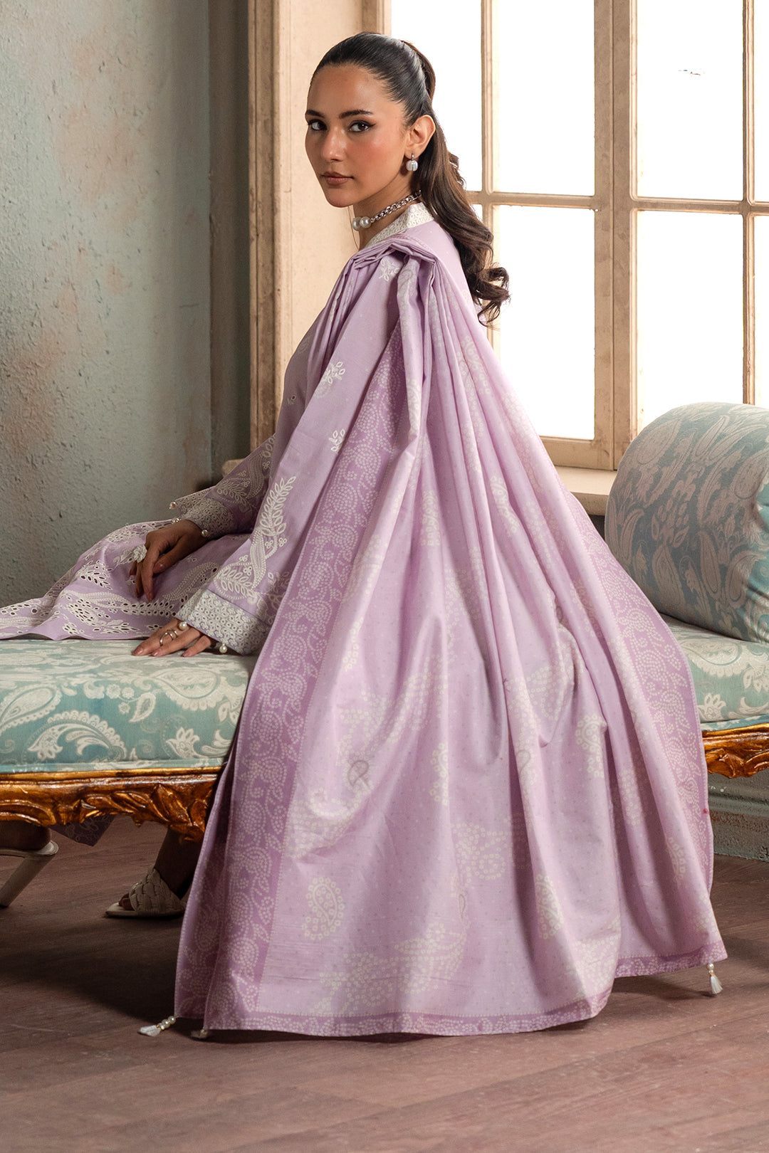 Embroidered Shirt Shalwar Dupatta - 0792
