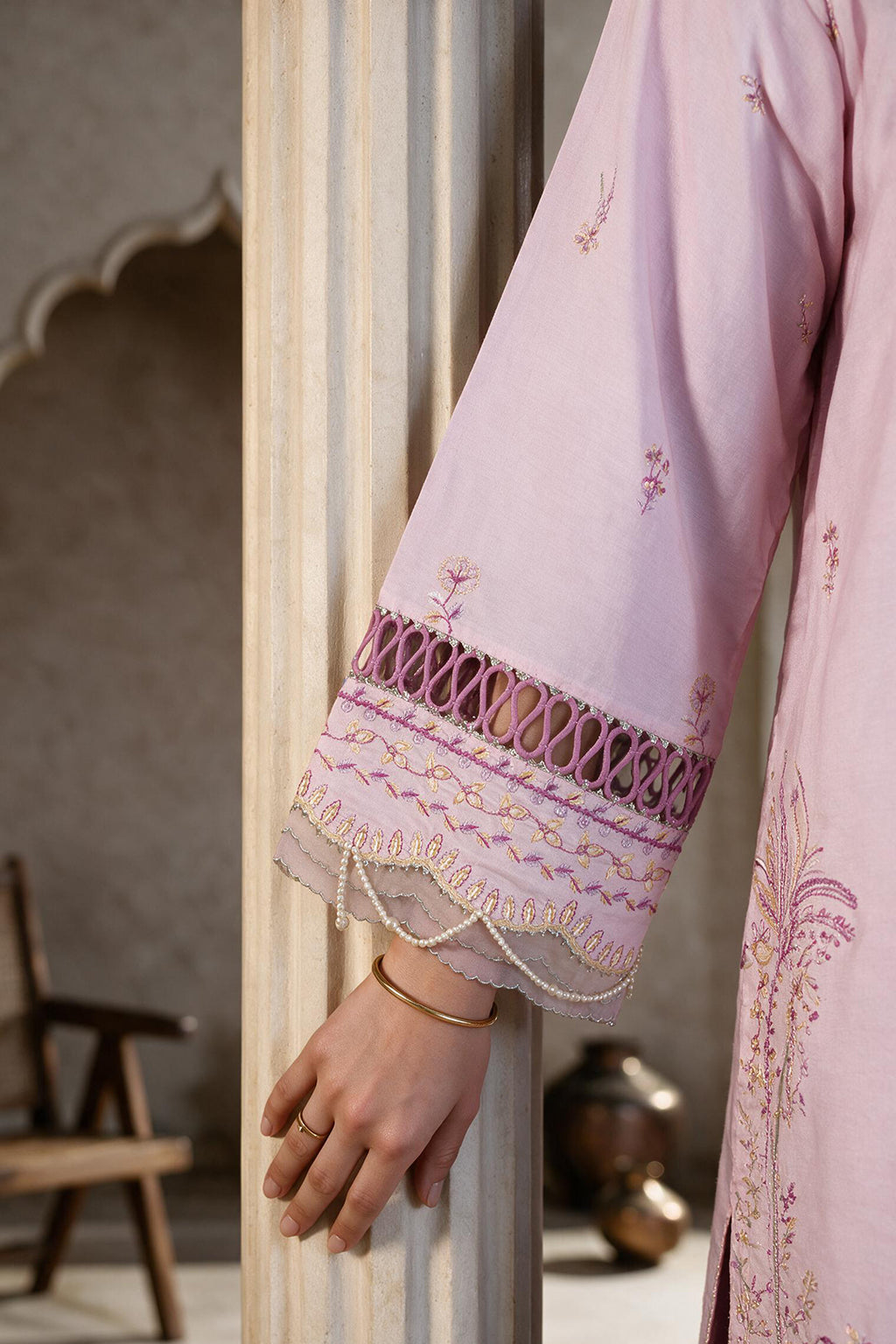 Embroidered Shirt Shalwar Dupatta - 0797