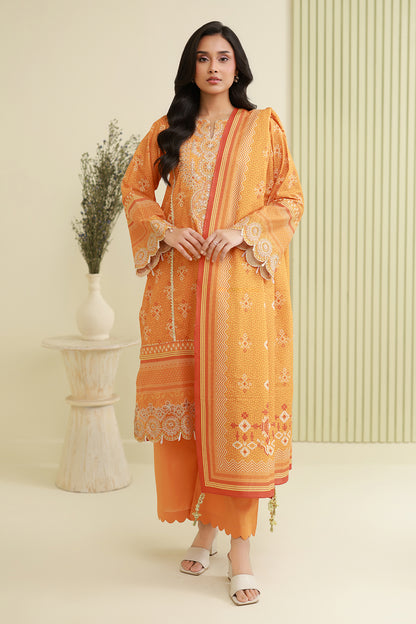 Embroidered Shirt Shalwar Dupatta - 0842
