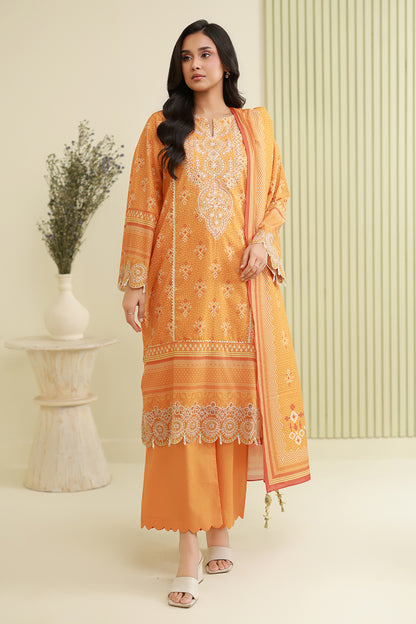 Embroidered Shirt Shalwar Dupatta - 0842