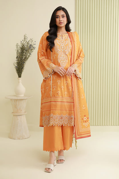 Embroidered Shirt Shalwar Dupatta - 0842