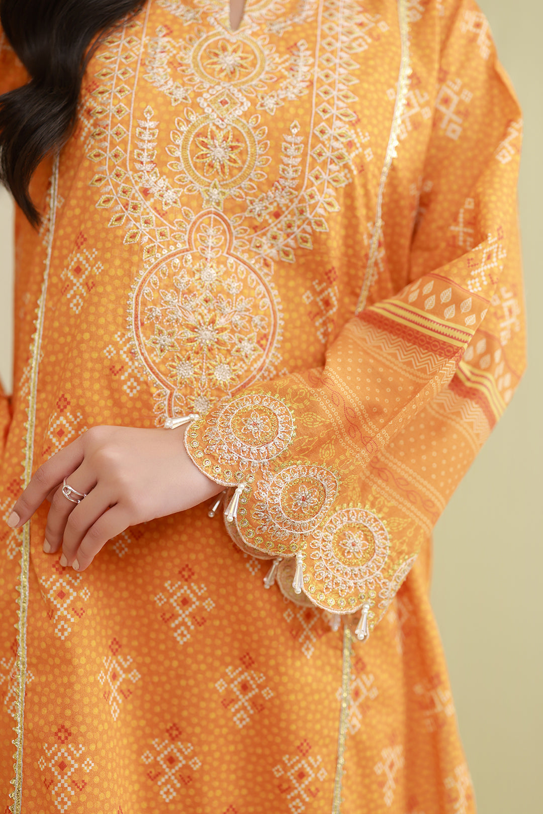 Embroidered Shirt Shalwar Dupatta - 0842