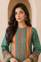 Embroidered Shirt Shalwar Dupatta - 0843